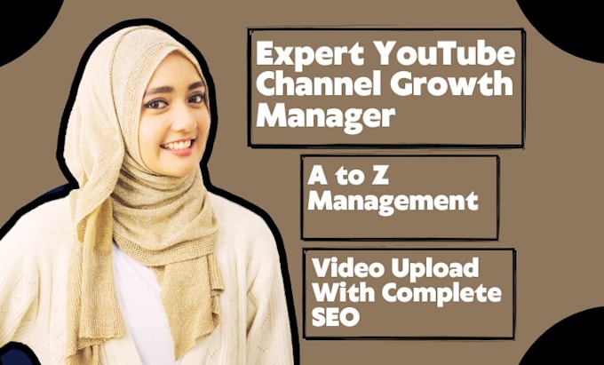 Gig Preview - Be youtube channel growth manager and promotion, certified SEO expert