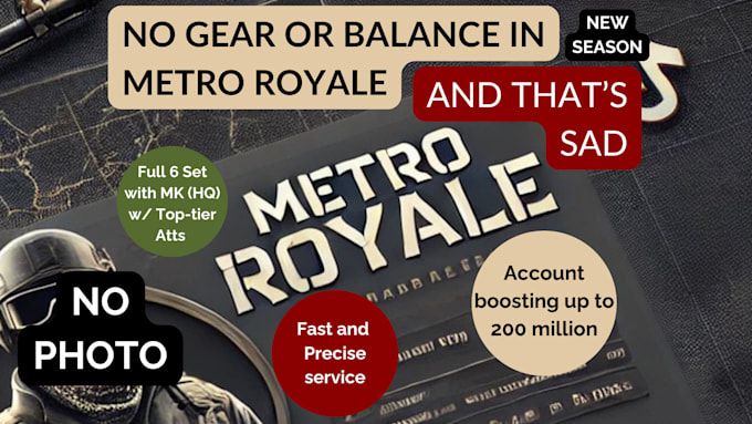 Bestseller - boost your balance, inventory, and gear for metro royale