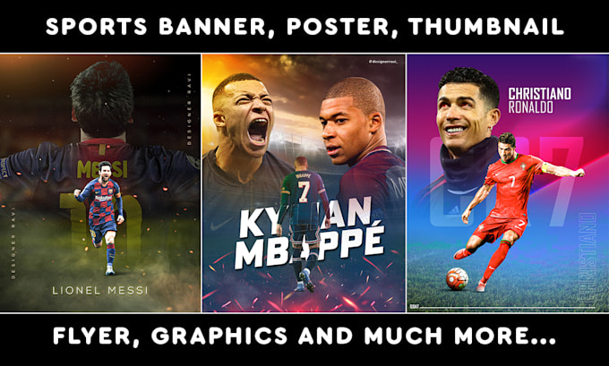 Gig Preview - Design stunning sports banner, flyer, poster for you