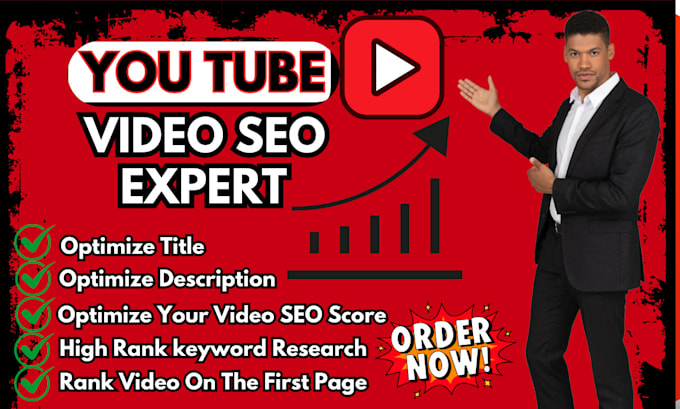 Gig Preview - Do best youtube video SEO and organic growth your channel