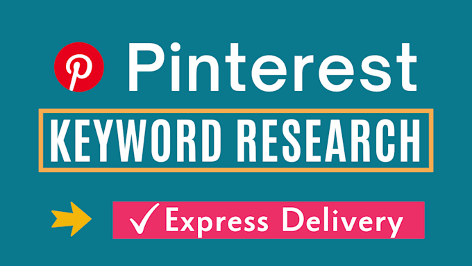 Gig Preview - Run pinterest keyword research to increase views and clicks