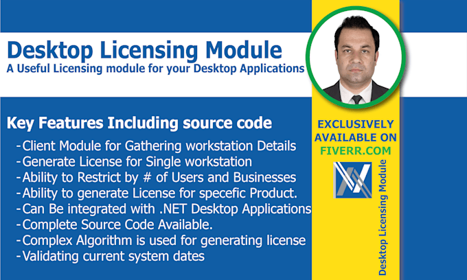 Gig Preview - Do application licensing  for your desktop application