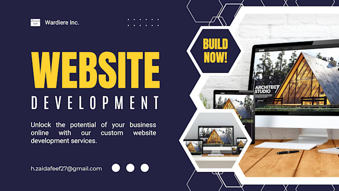 Gig Preview - Unleash your online presence web development services