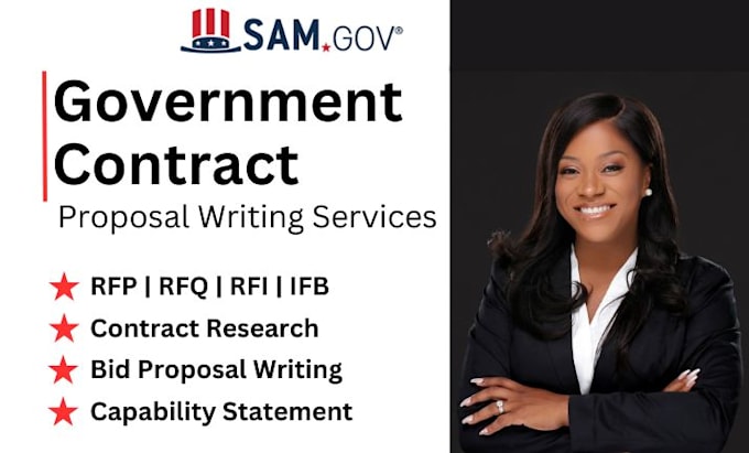 Gig Preview - Find rfp write bid proposal rfq winning government contract business plan