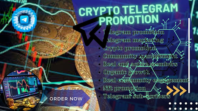 Gig Preview - Crypto telegram promotion,memecoin, pump fun,ico,dex,nft telegram bot moderator,