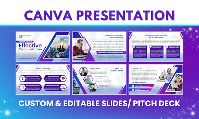 Gig Preview - Design redesign canva presentation or pitch deck