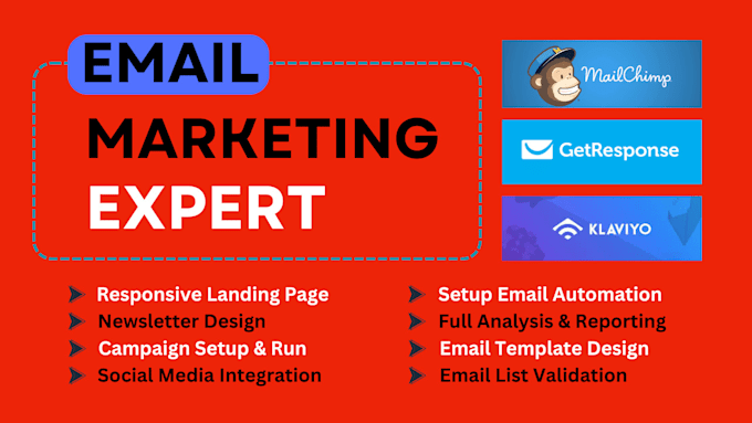 Gig Preview - Send mass email blast for cold bulk email marketing, email outreach campaign