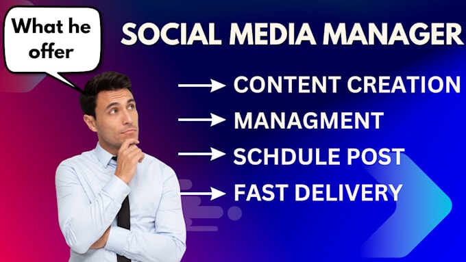 Bestseller - be your social media marketing manager