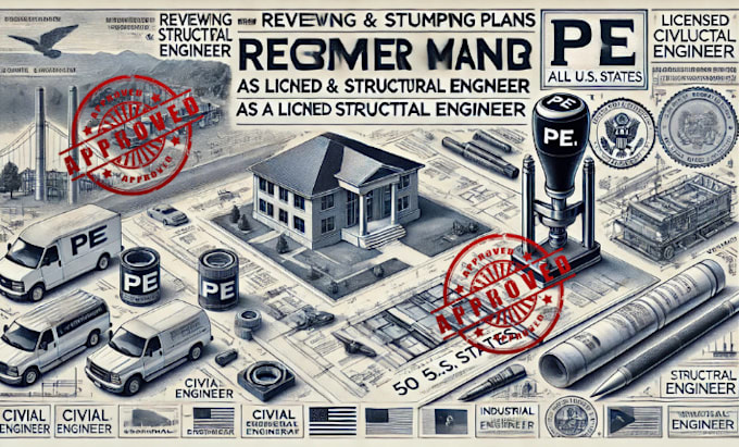 Gig Preview - Review and stamp as licensed civil and structural engineer for city permit