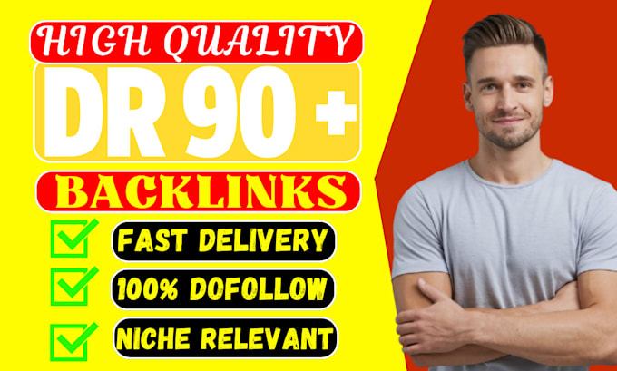 Gig Preview - Creat high authority increase dr 90 backlinks