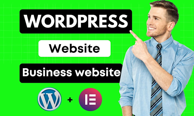 Gig Preview - Build wordpress website design or redesign and business website