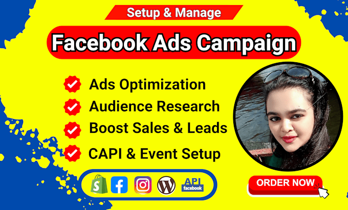 Gig Preview - Be your professional facebook ads campaign manager to boost your online business