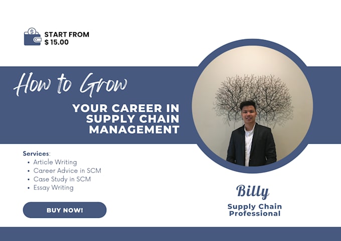 Gig Preview - Help you to finish your tasks in suppy chain management