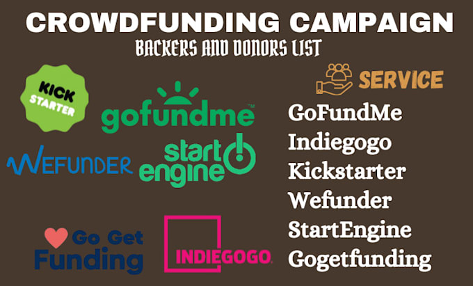 Gig Preview - Provide active backers donors database for your crowdfunding campaign