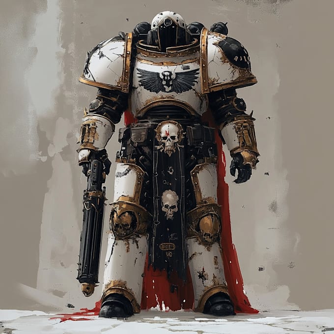 Gig Preview - Draw your warhammer 40k character illustration