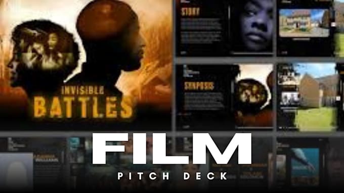 Gig Preview - Create a professional pitch deck for your film, tv or web series