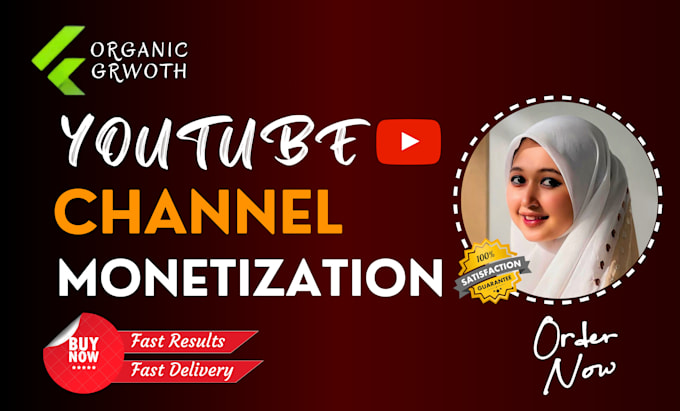 Gig Preview - Channel promotion for complete youtube monetization ypp