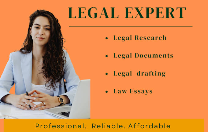 Gig Preview - Do legal research, write legal articles and content