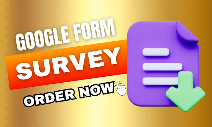 Gig Preview - Draft jotform and google form or online survey form