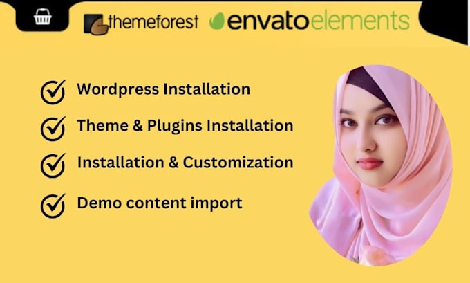 Gig Preview - Install themeforest wordpress theme, demo import, customization