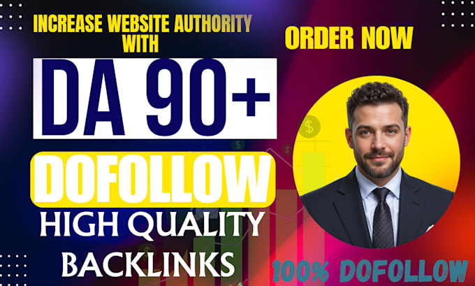 Gig Preview - Increase your domain authority with da 90 plus backlinks