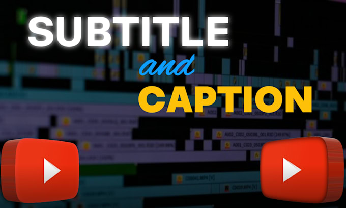 Bestseller - youtube subtitle and caption with srt file