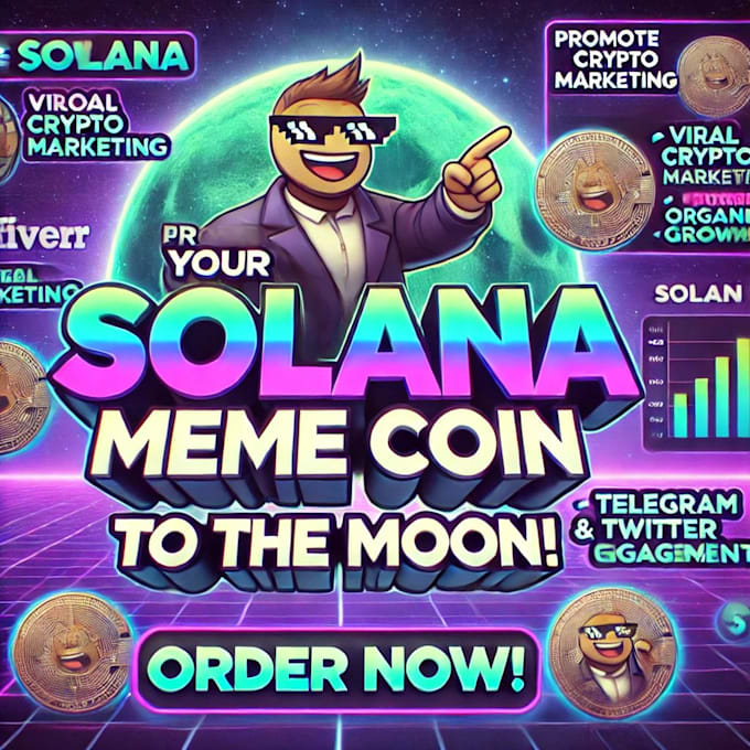 Gig Preview - Do crypto twitter x promotion solana meme coin, run crypto ads