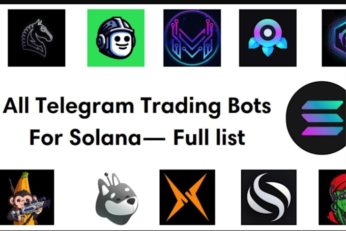 Gig Preview - Create telegram trading bot, solana payment bot, bot snipping,solana trading bot