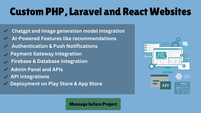 Gig Preview - Do mobile app development using flutter and flutterflow