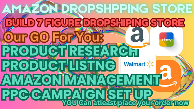 Gig Preview - Setup amazon store,7 figure amazon dropshipping store, website