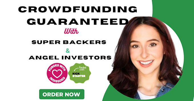 Gig Preview - Curate crowdfunding super backers and angel investors for kickstarter indiegogo