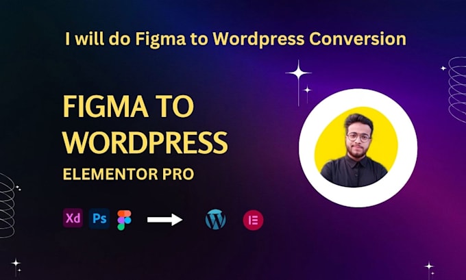 Gig Preview - Do dynamic figma to wordpress website using elementor pro