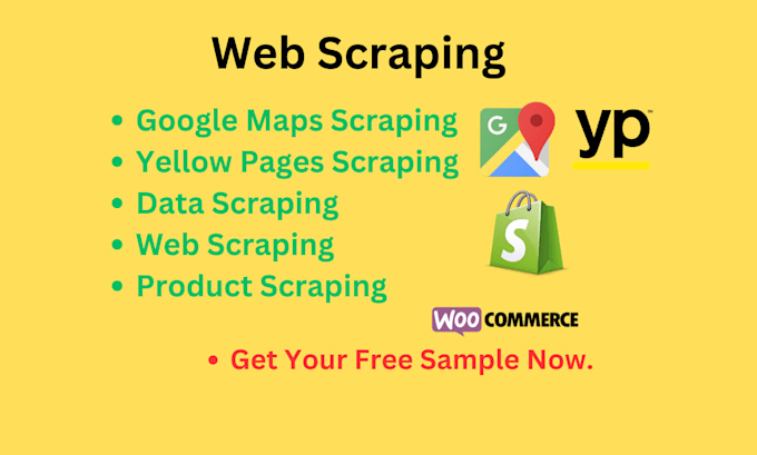 Gig Preview - Website scraping web scraper product scraping lead genration data extraction