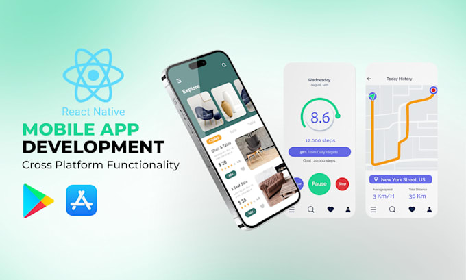 Gig Preview - Develop react native cross platform apps for ios and android