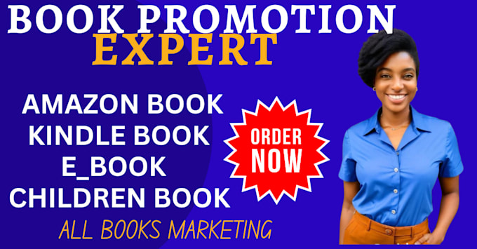 Gig Preview - Do amazon book promotion, children book, kindle ebook book marketing amazon KDP