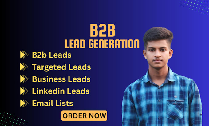 Gig Preview - Provide targeted b2b lead generation for any industries