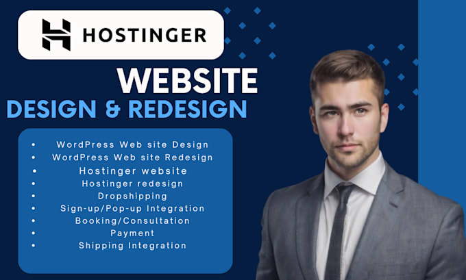 Bestseller - build hostinger website wordpress website design wordpress hostinger