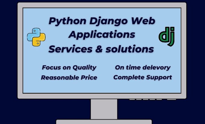 Gig Preview - Be your professional full stack python django web developer