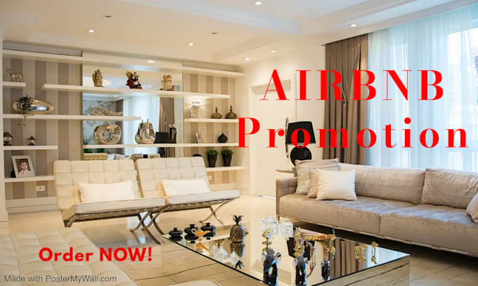 Gig Preview - Promote your airbnb website vacation rental website promotion