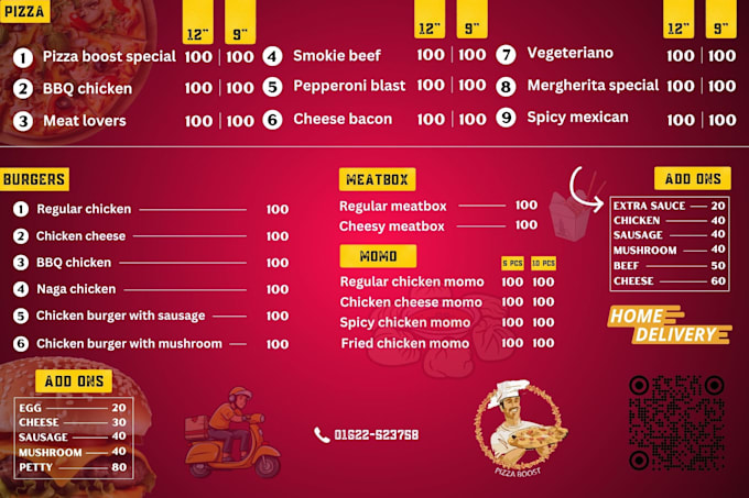 Bestseller - create menu for your restaurant