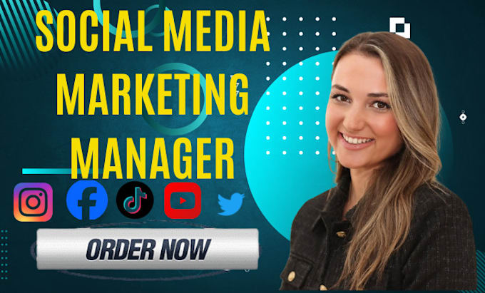 Gig Preview - Be your social media marketing manager and content creator