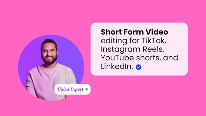 Gig Preview - Edit short talking head videos for tiktok, reels, shorts