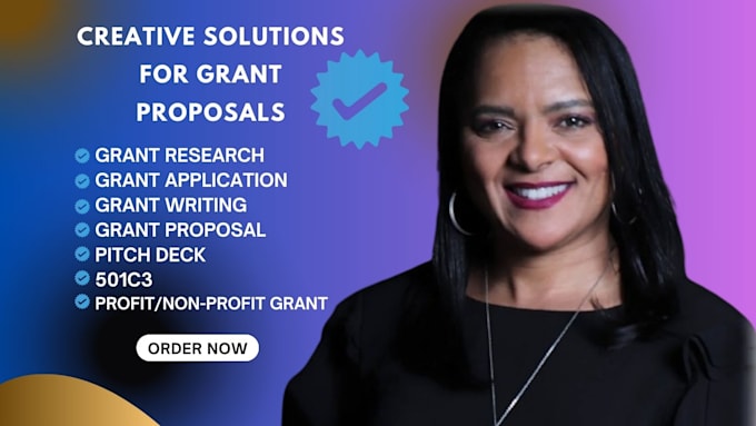 Gig Preview - Do your grant research, grant writing, grant proposal and grant application