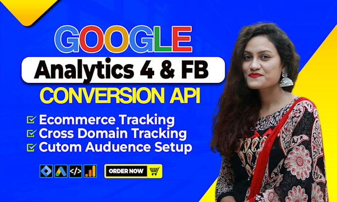 Bestseller - setup google analytics 4, facebook conversion api, ga4 ecommerce tracking