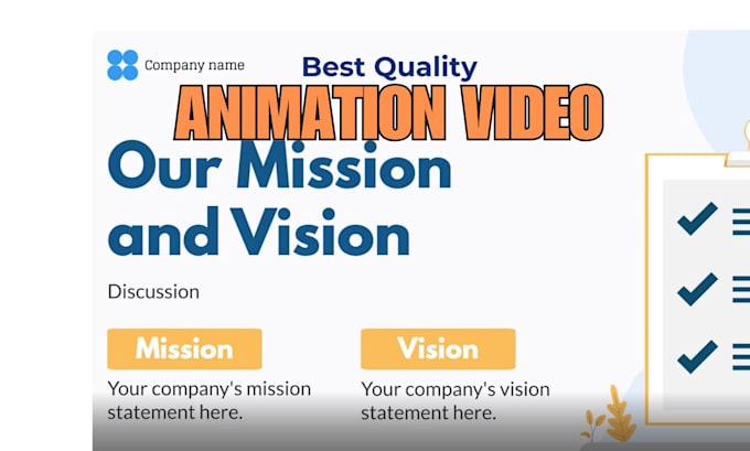 Gig Preview - Create company profile 2d animated video, annual report view