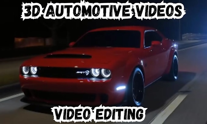 Gig Preview - Create stunning automotive videos, vfx edits, and car reels