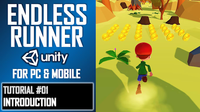 Gig Preview - Create endless runner 2d or 3d game in unity