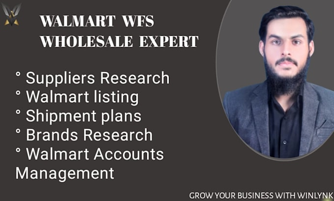 Gig Preview - Be your walmart wholesale expert for wfs setup