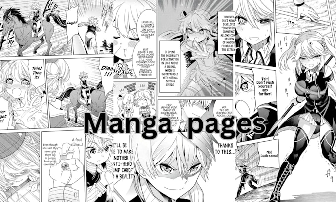 Gig Preview - Illustrate manga art manga pages anime manga nsfw manga or comic as manga artist