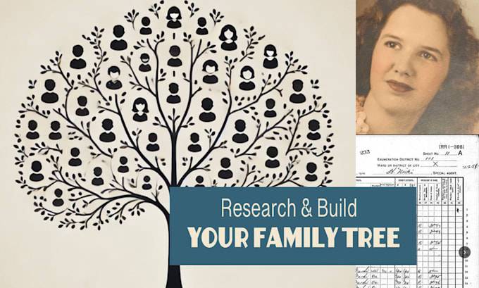 Gig Preview - Discover your roots and build an ancestry family tree